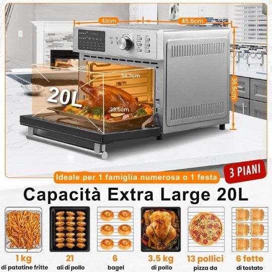 forno friggitrice ad aria 11